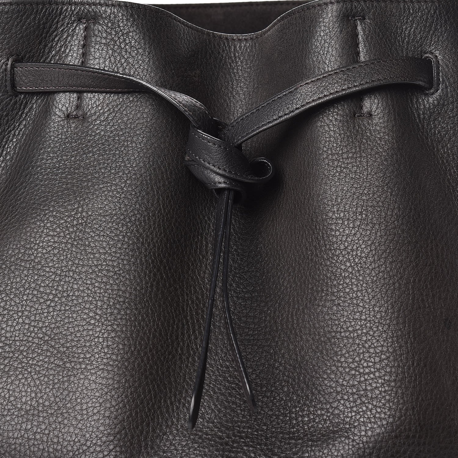 Celine Soft Grained Calfskin Small Belt Cabas Phantom Black 7 of 20