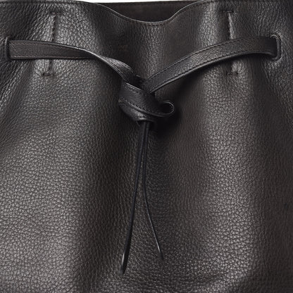 Celine Soft Grained Calfskin Small Belt Cabas Phantom Black 7 of 20