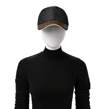 Louis Vuitton Polyester Silk Monogram LV Get Ready Cap L Black 2 of 8