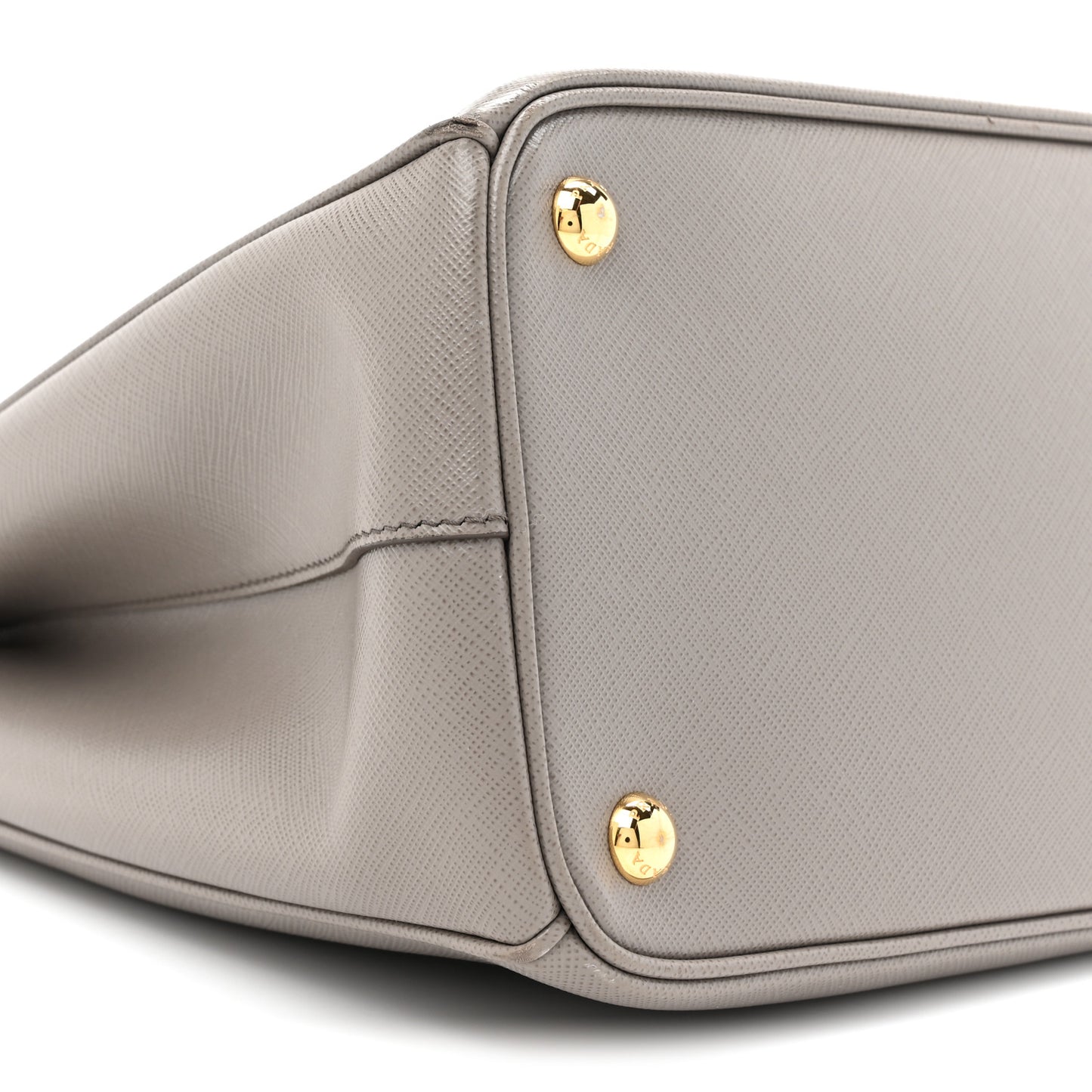 Saffiano Medium Galleria Double Zip Tote  Argilla