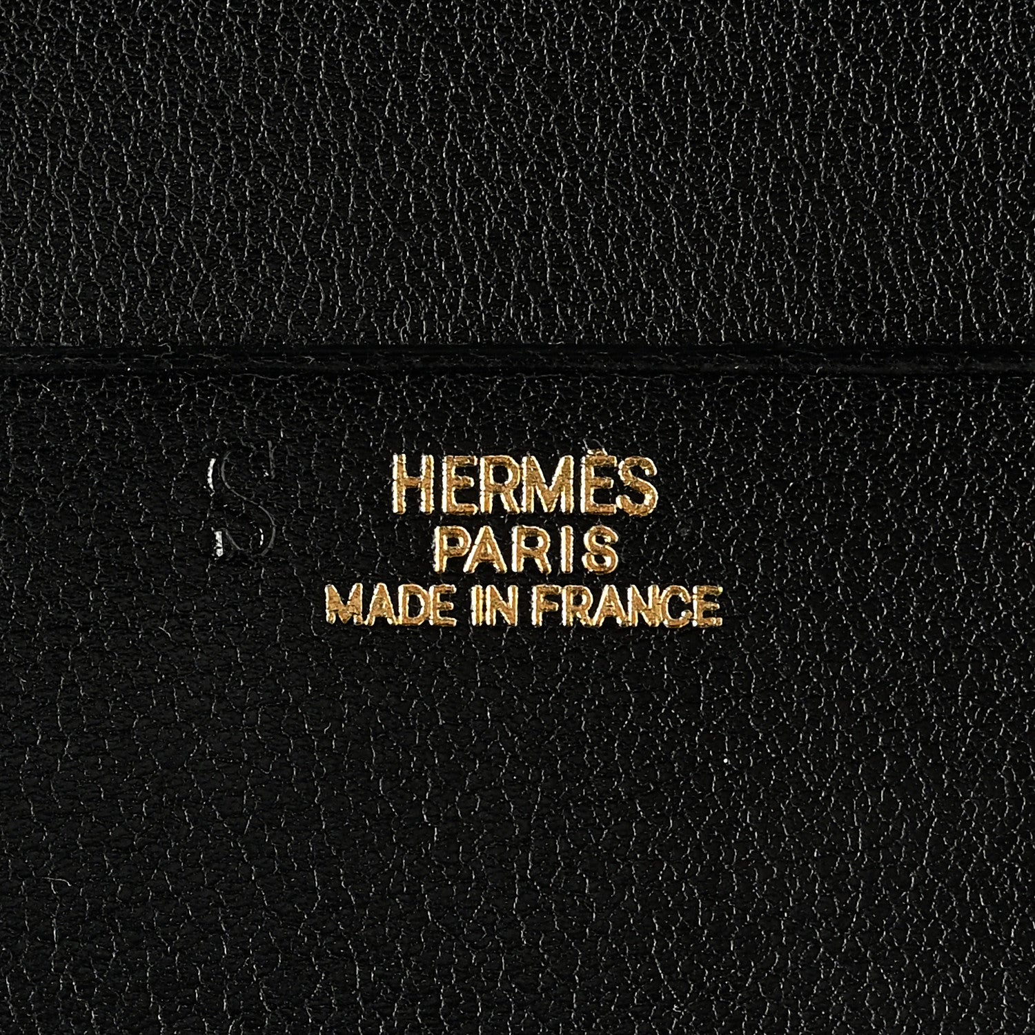 Hermes Buffle Gala Top 24 Card Holder Black 6 of 6