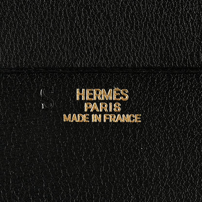 Hermes Buffle Gala Top 24 Card Holder Black 6 of 6