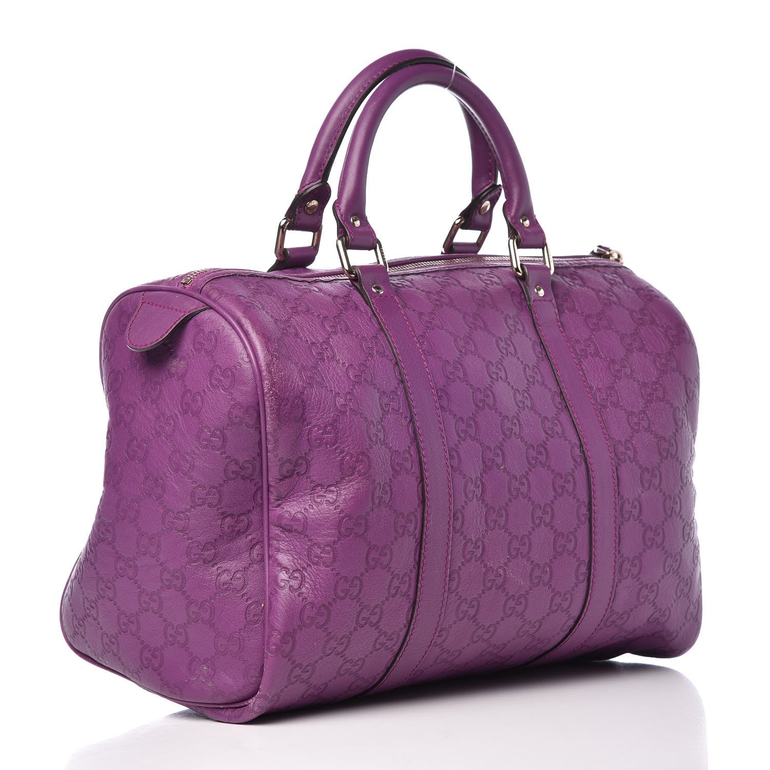 Gucci Guccissima Medium Joy Boston Purple 3 of 15