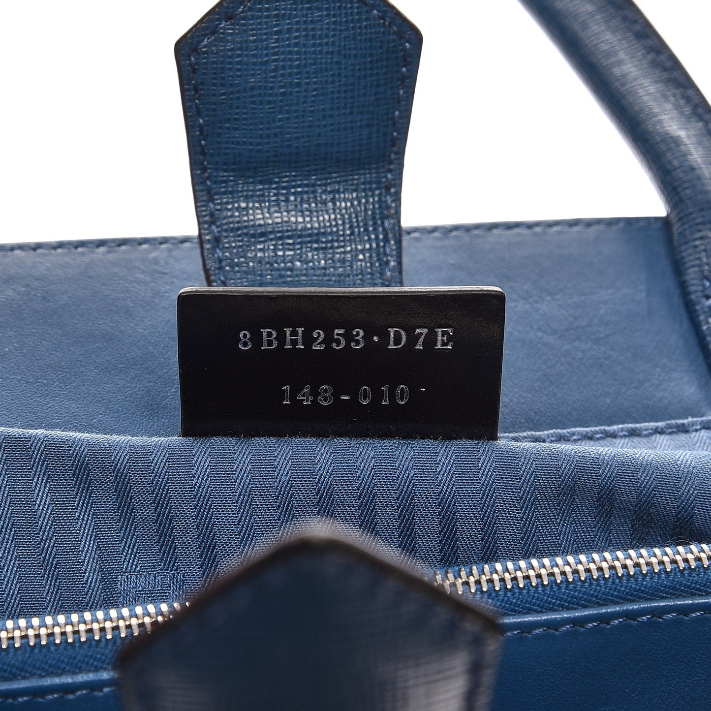 Vitello Elite Petite 2Jours Tote Blue Cobalto