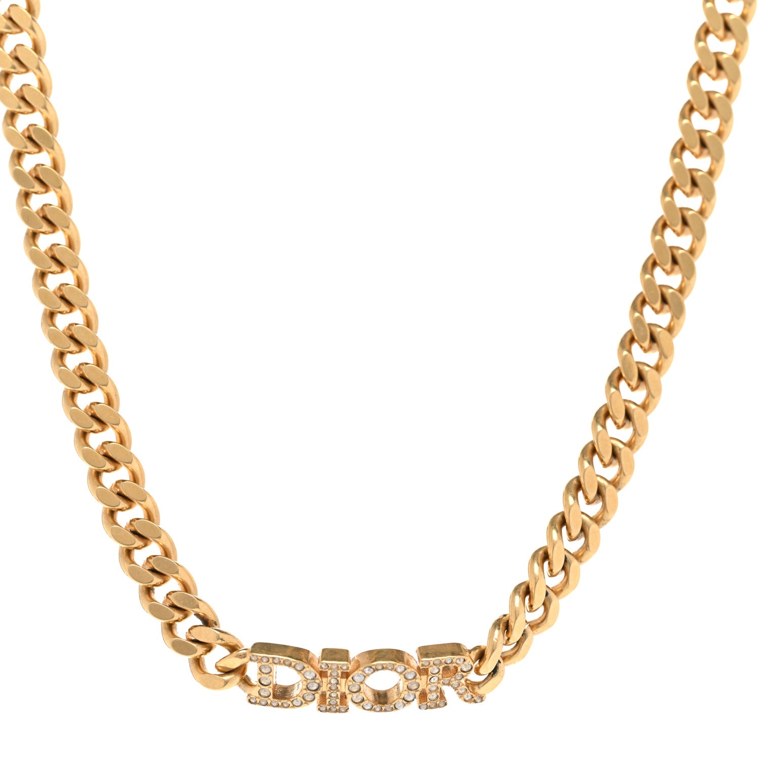 Christian Dior Metal Crystal Dio(r)evolution Choker Gold 1 of 5