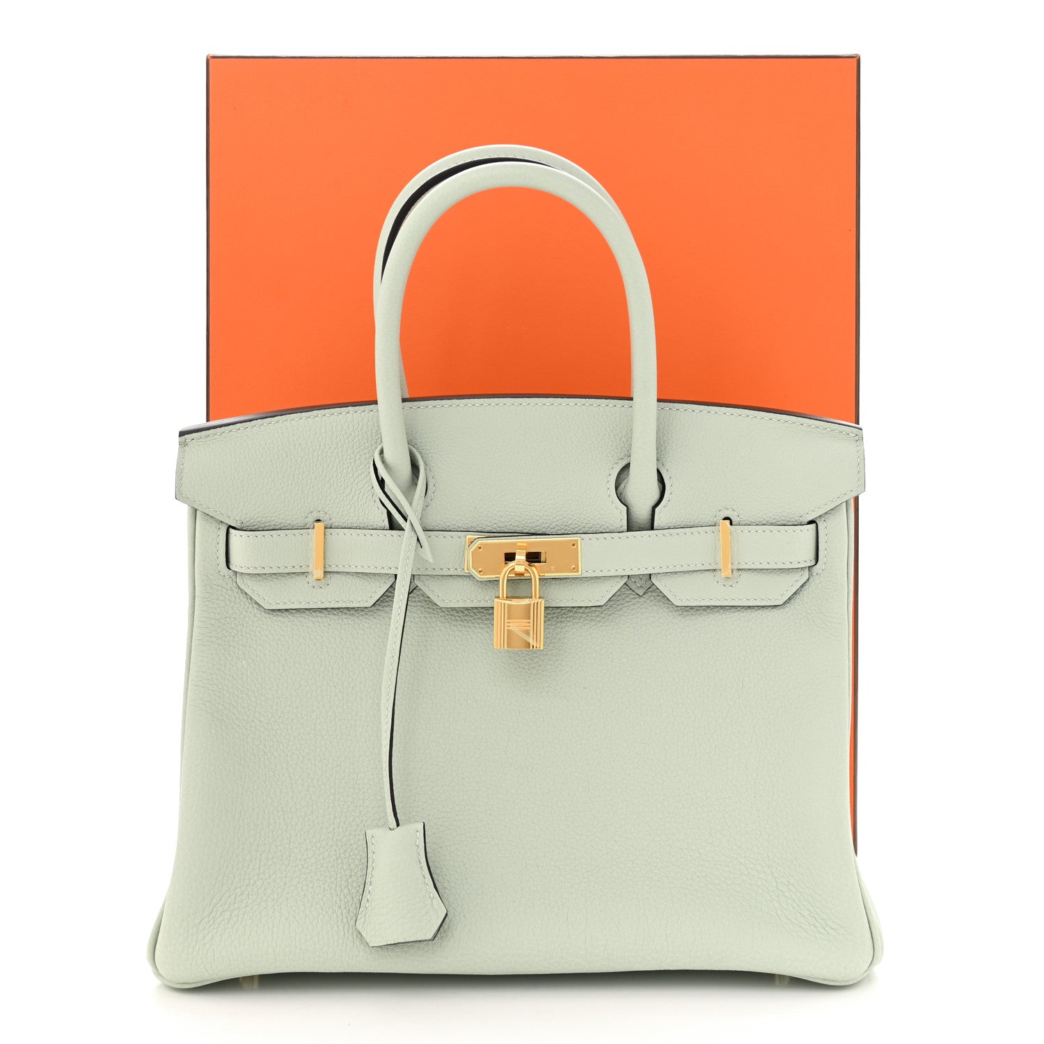 Hermes Togo Birkin 30 Gris Neve 11 of 11