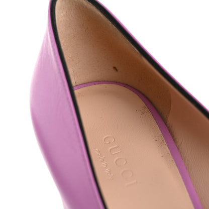 Gucci Malaga Kid GG Marmont Fringe 50mm Loafer Pumps 39 Candy Mouse 10 of 11