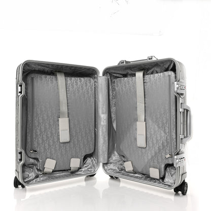 Christian Dior X RIMOWA Aluminum Gradient Cabin Luggage Silver 4 of 9