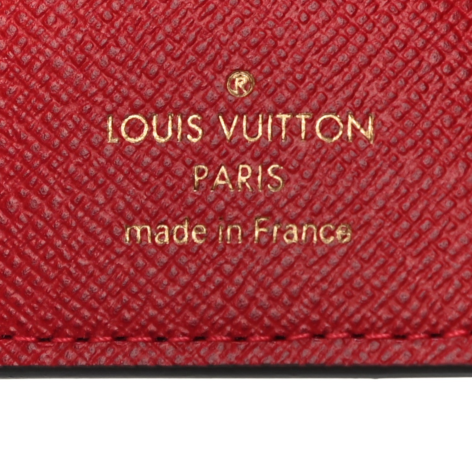 Louis Vuitton Damier Ebene Victorine Wallet Cherry 6 of 10