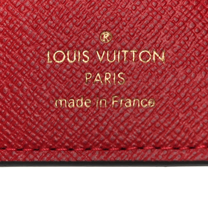 Louis Vuitton Damier Ebene Victorine Wallet Cherry 6 of 10