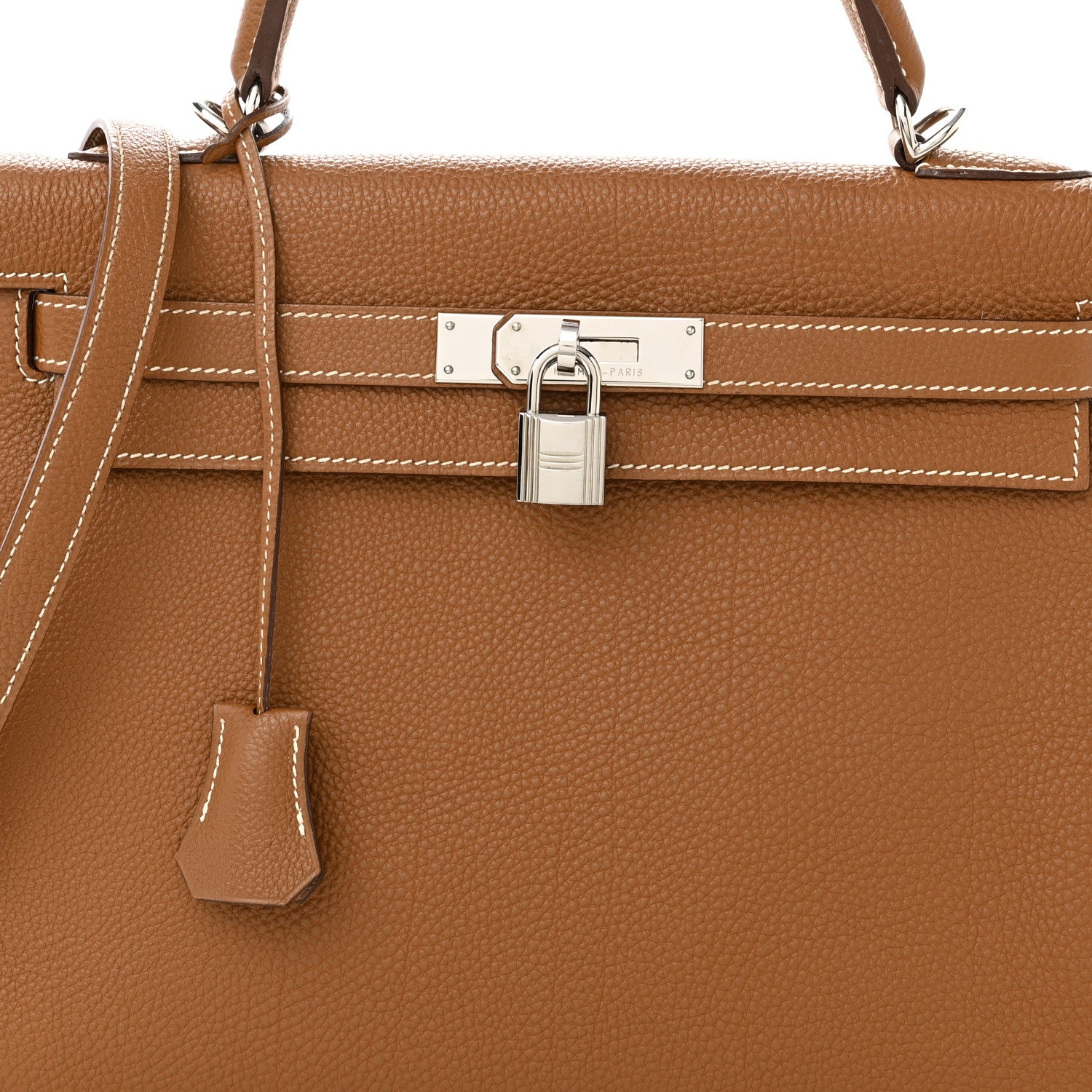 Hermes Togo Kelly Retourne 32 Gold 7 of 9