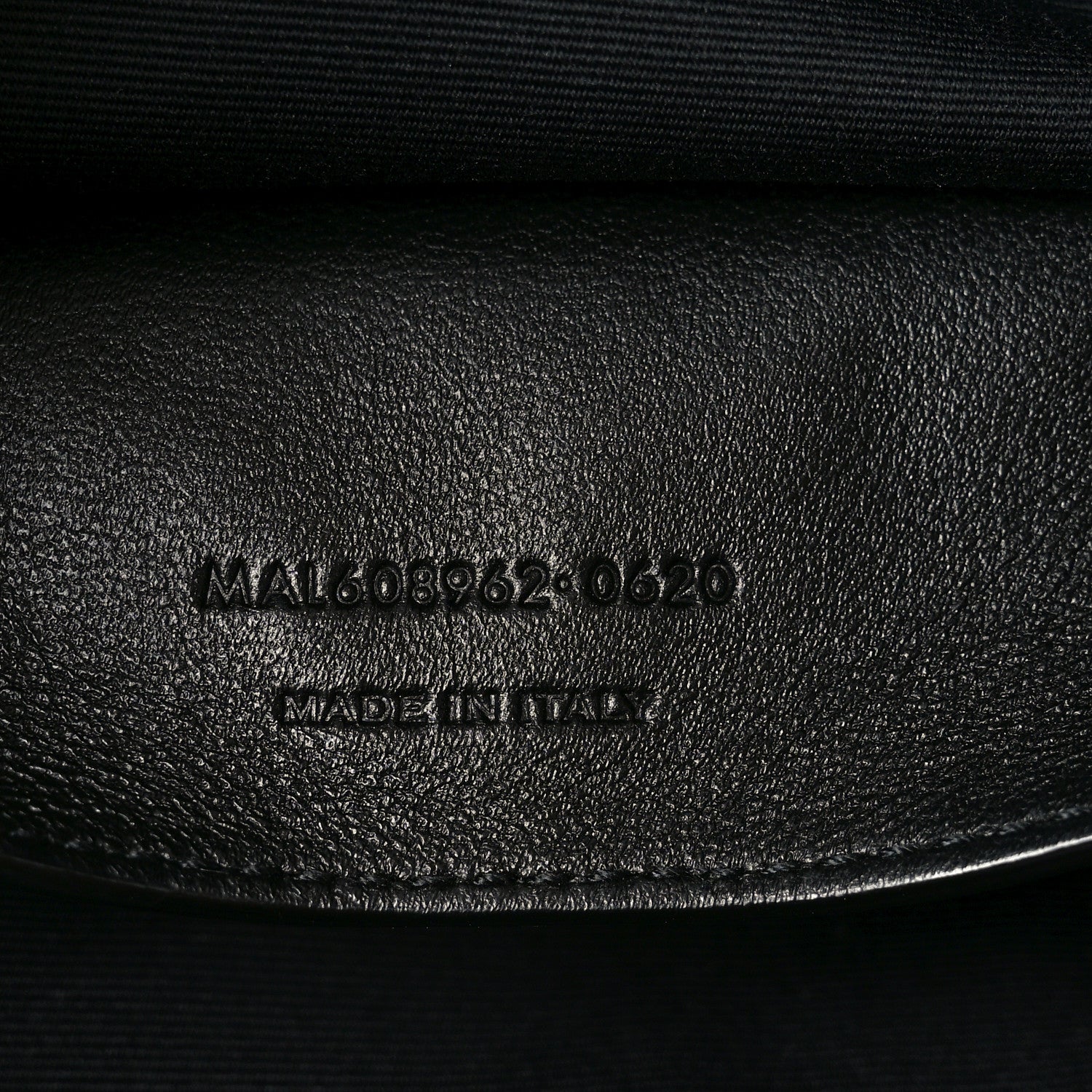 Saint Laurent Calfskin Crocodile Embossed Medium Shopper Tote Black 6 of 9