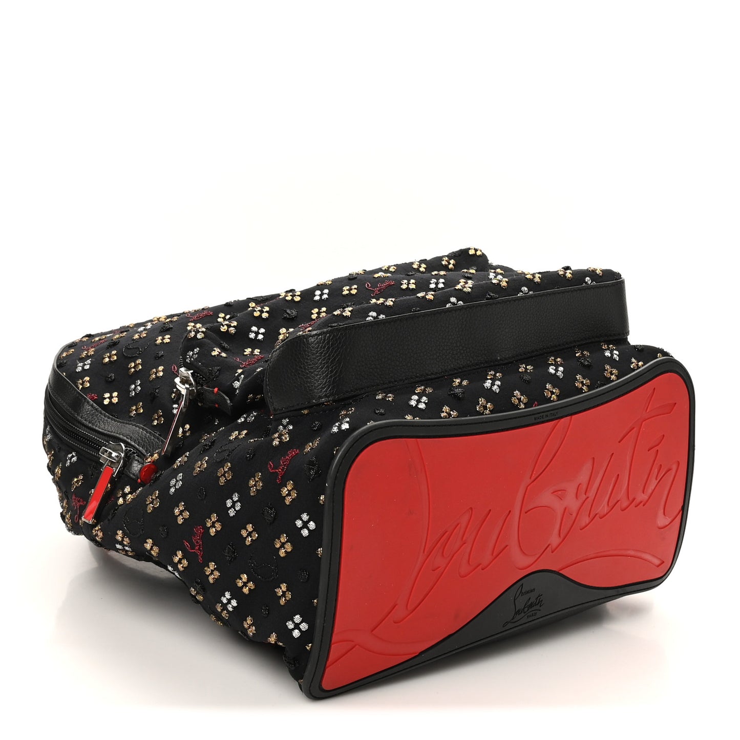 Jacquard Canvas Backloubi Backpack Black