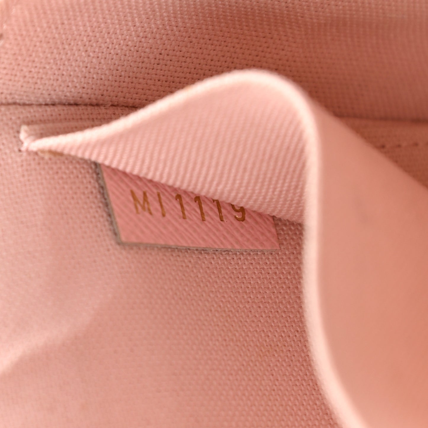 Damier Azur Calfskin Pochette Felicie Eau de Rose