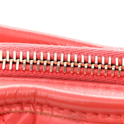 Chanel Aged Calfskin Quilted Small Gabrielle Hobo Red 11 of 11