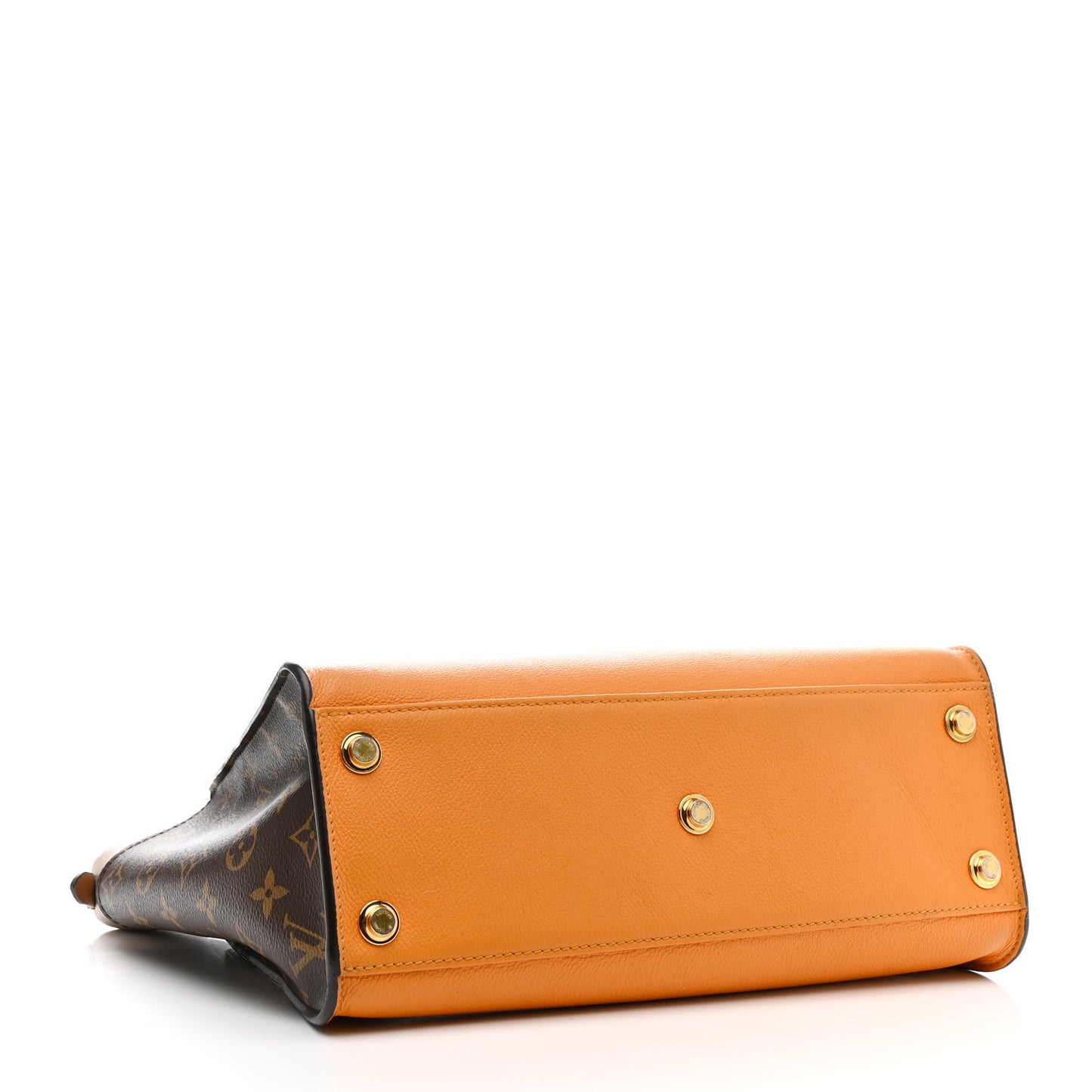 Calfskin Monogram On My Side Summer Gold