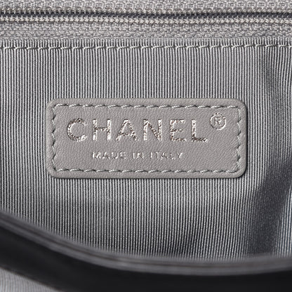 Chanel Calfskin Coco Pleats Flap Black 11 of 19