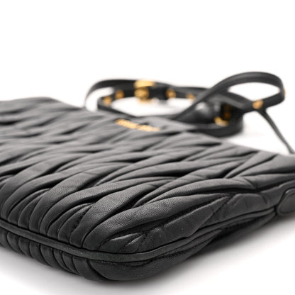 Miu Miu Nappa Matelasse Crossbody Black 9 of 11
