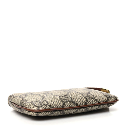 Gucci GG Supreme Monogram Key Case Beige Ebony Cuir 4 of 11
