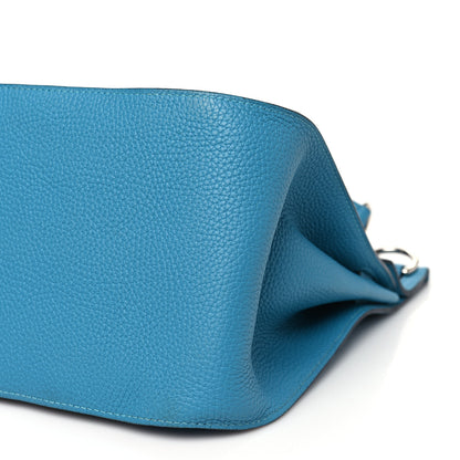 Hermes Taurillon Clemence Jypsiere 31 Turquoise 10 of 10