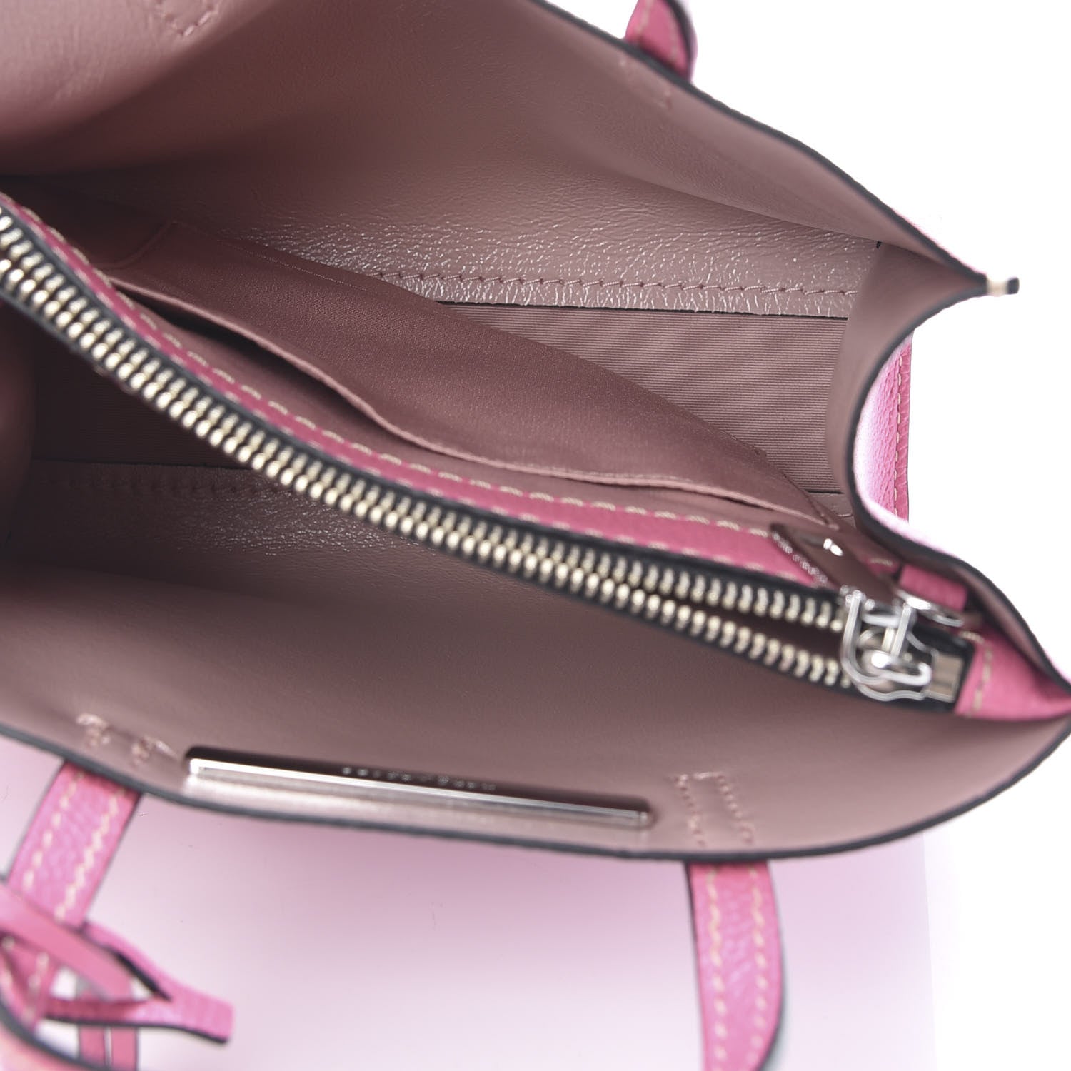 Marc Jacobs Grained Calfskin Mini Grind Tote Pink 5 of 11