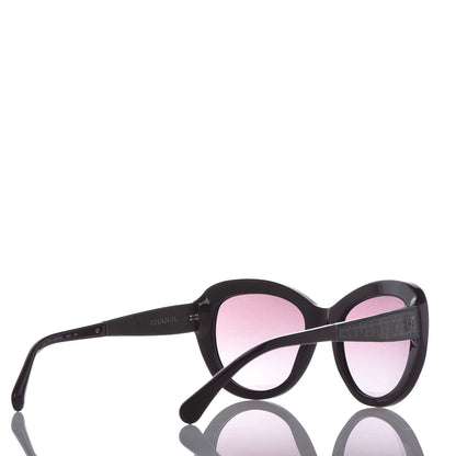 Chanel Polarized Butterfly Signature Sunglasses 5346 Bordeaux 4 of 7