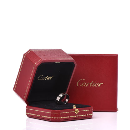 Cartier 18K White Gold 5.5mm LOVE Ring 52 6 5 of 5