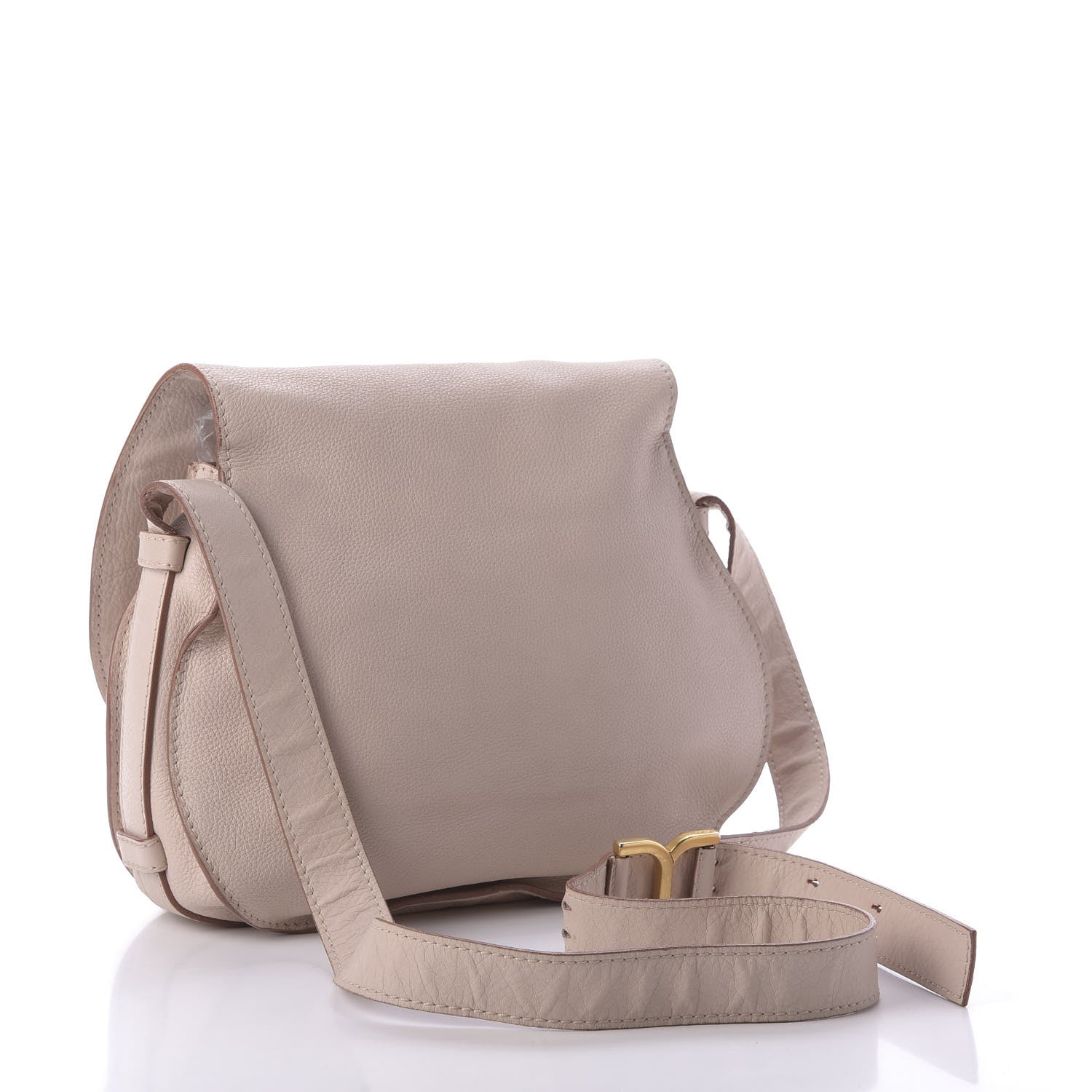 Chloe Calfskin Medium Marcie Round Crossbody Bag Blush Nude 3 of 9