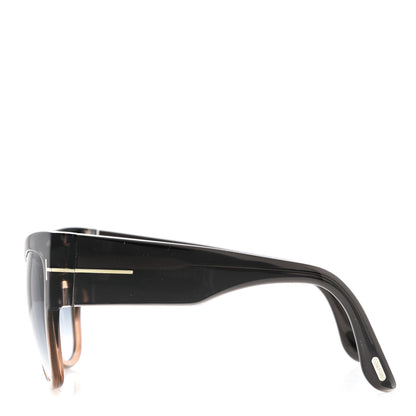 Tom Ford Anoushka Sunglasses TF371 Melange Grey Peach 3 of 8