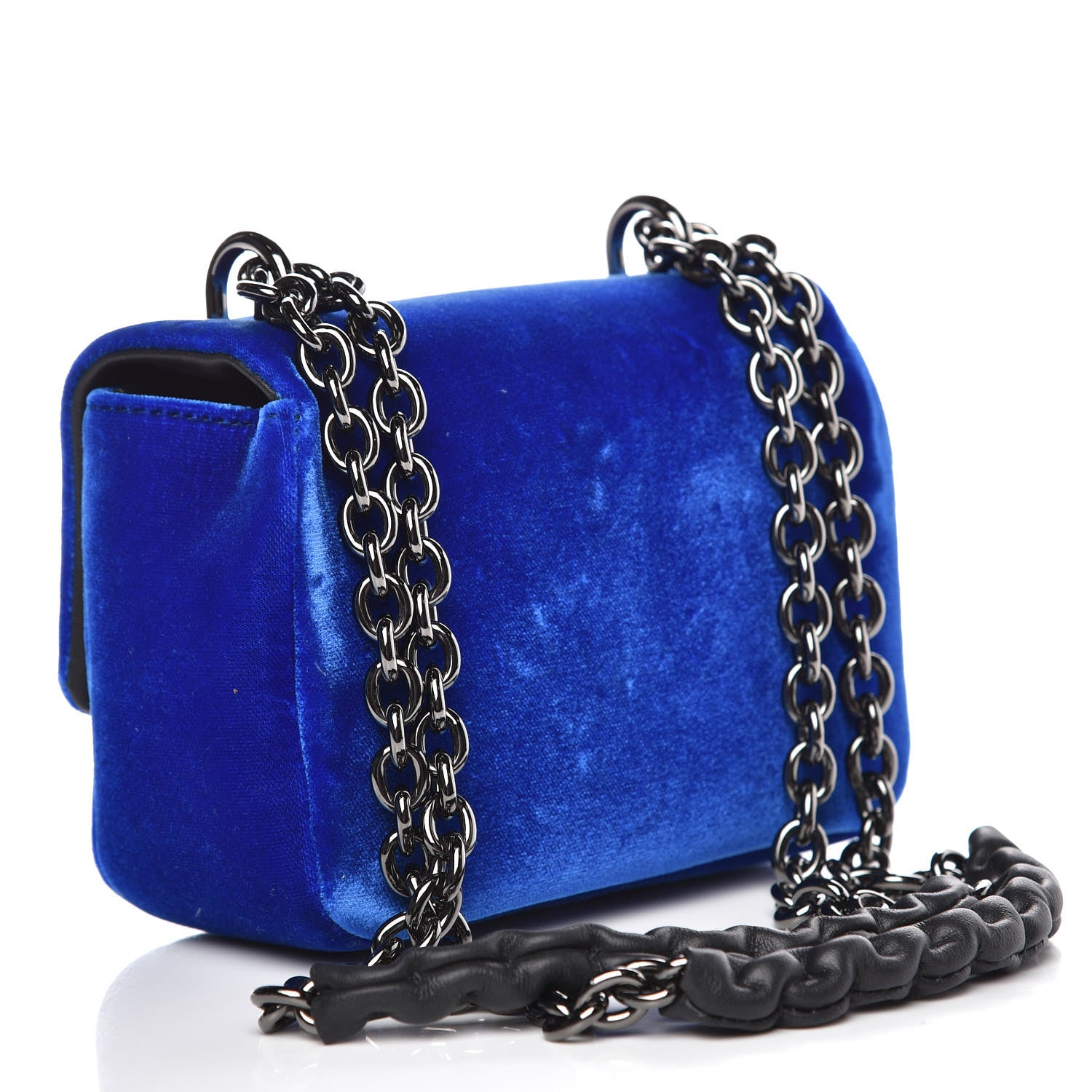 Tom Ford Velvet Mini Natalia Shoulder Bag Imperial Blue 3 of 9