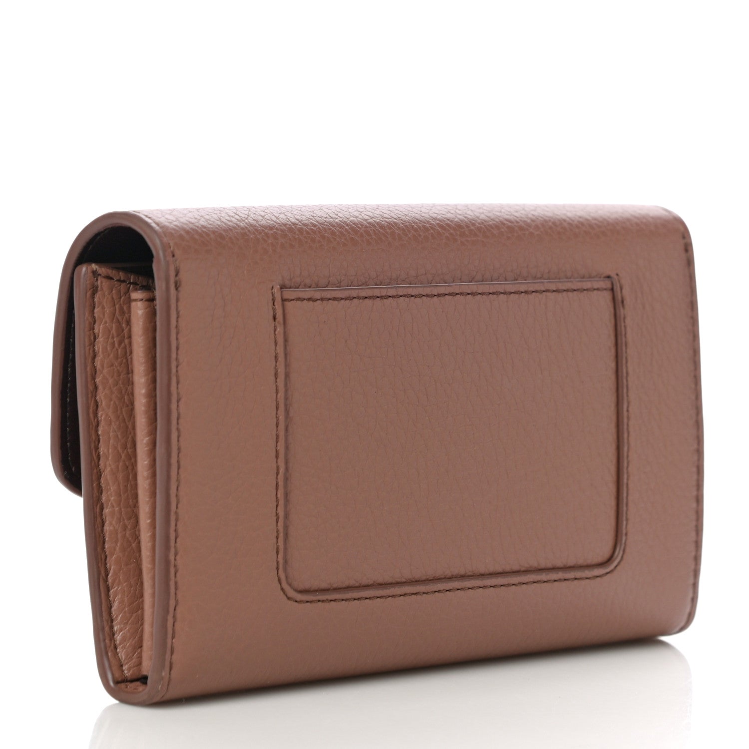 Mulberry Classic Grain Medium Darley Wallet Dark Blush 3 of 12