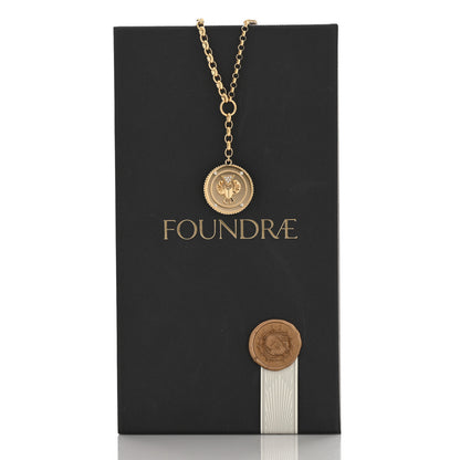 Foundrae 18K Yellow Gold Diamond Protection Large Mixed Belcher Extension Chain Necklace 5 of 5