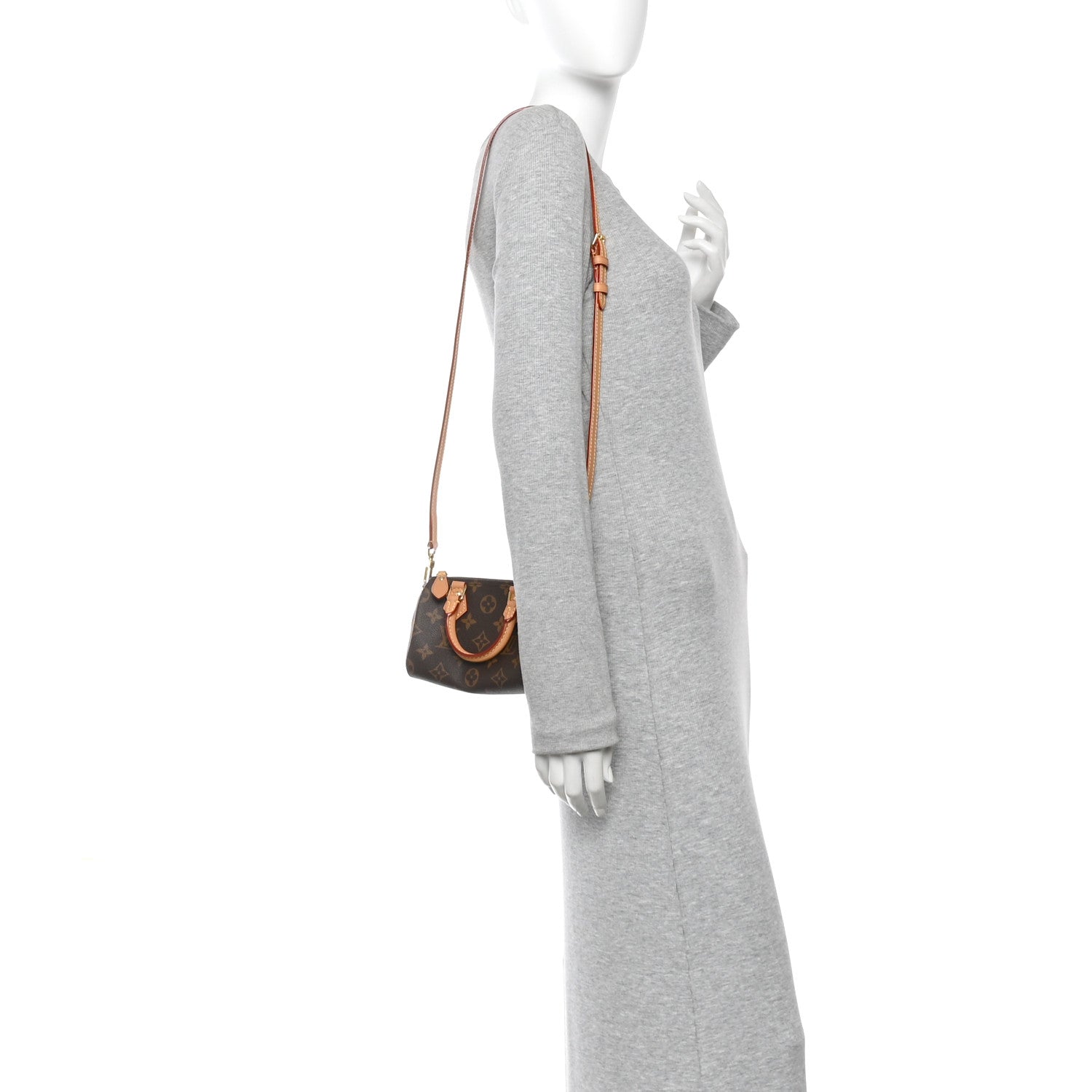 Louis Vuitton Monogram Nano Speedy Bandouliere 2 of 14