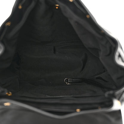 Chanel Calfskin Quilted Large Urban Spirit Backpack Black Black 4 of 13