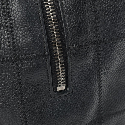 Chanel Caviar Square Stitched Tote Black 10 of 10