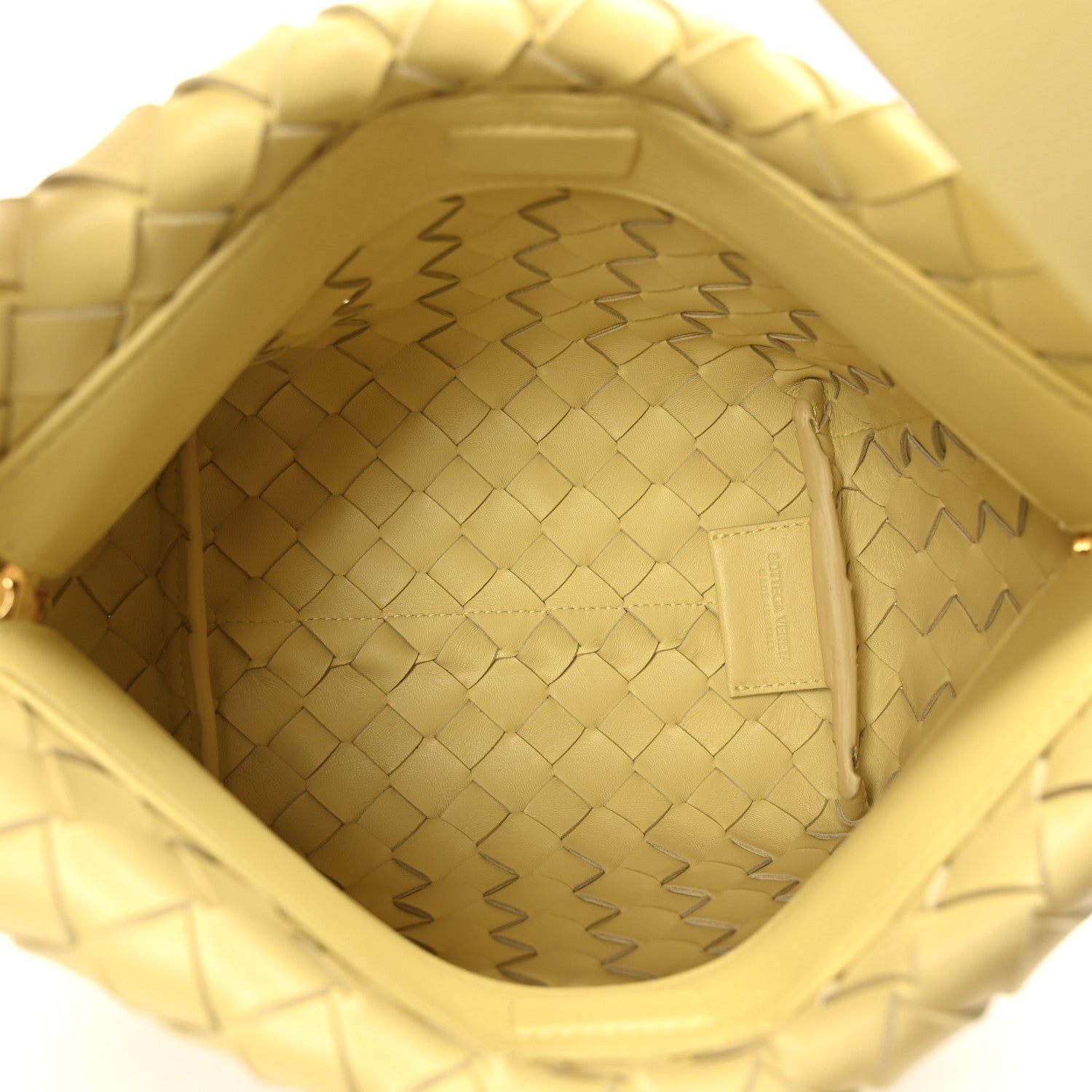 Bottega Veneta Nappa Intrecciato Tie Shoulder Bag Ice Cream 5 of 9