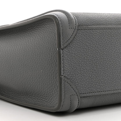 Celine Baby Drummed Calfskin Nano Luggage Kohl 10 of 11