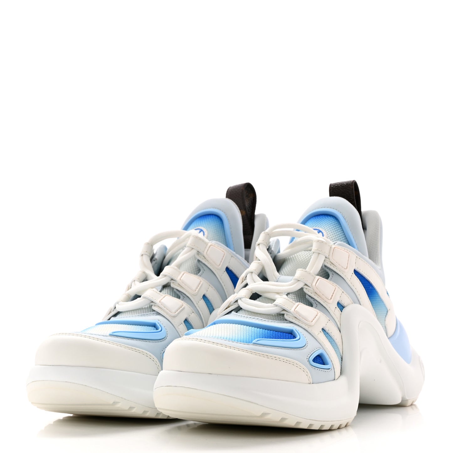 Calfskin LV Archlight Gradient Sneakers 38.5 Light Blue