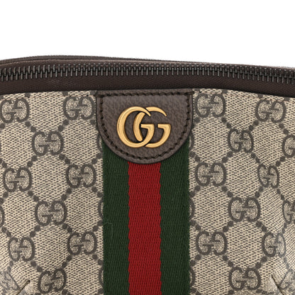 Gucci GG Supreme Monogram Web Small Ophidia Belt Bag Beige Ebony New Acero 8 of 12