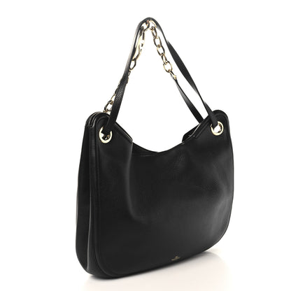 Valentino Garavani Nappa Maxi Vlogo Gate Hobo Bag Black 2 of 10