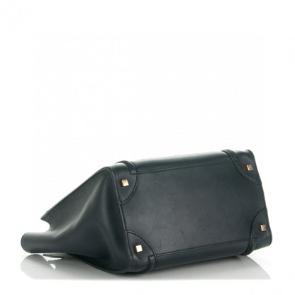 Celine Smooth Calfskin Mini Luggage Navy Blue 4 of 6