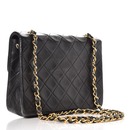 Chanel Lambskin Quilted Small Single Flap Black 3 of 12