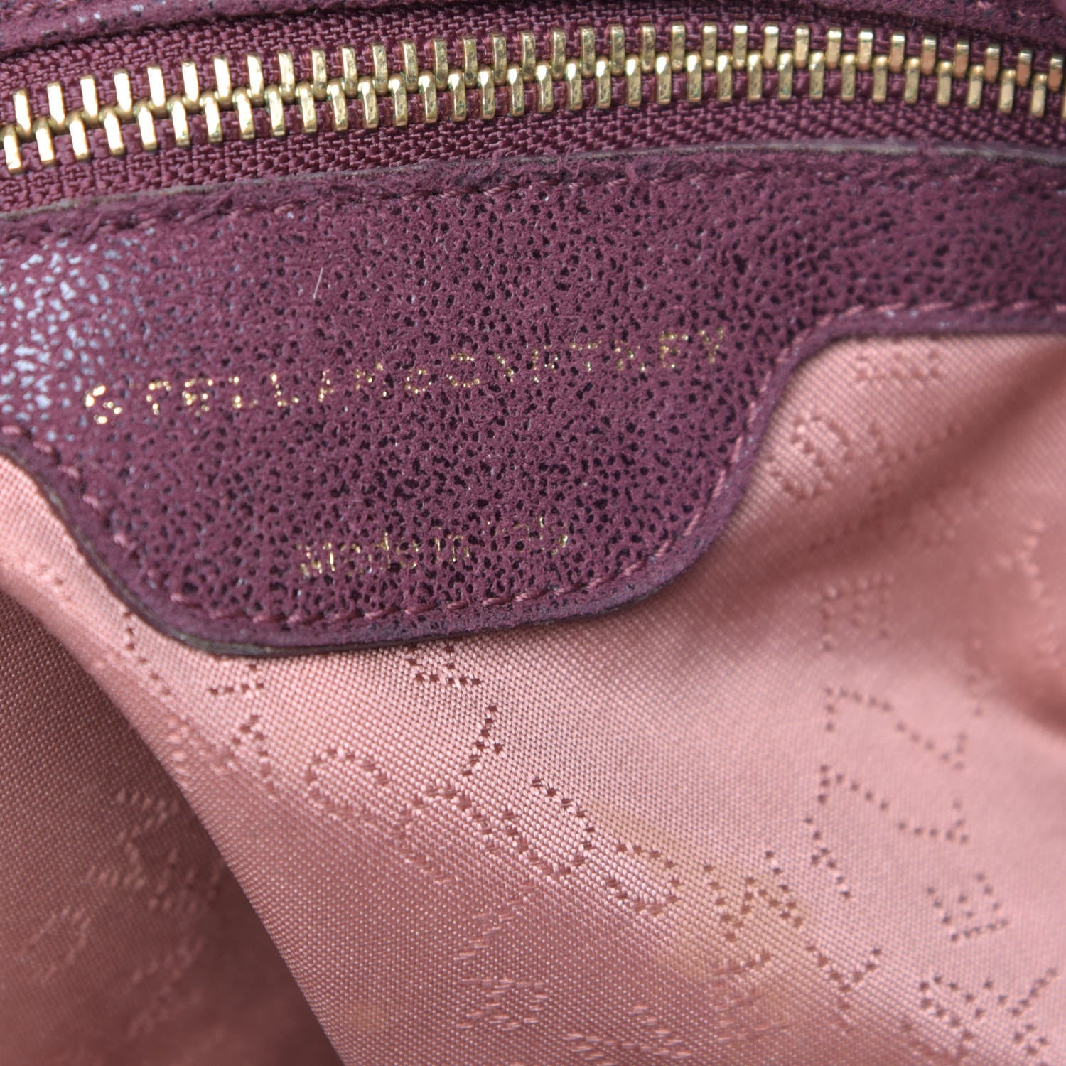 Stella McCartney Shaggy Deer Falabella Fold Over Tote Plum 7 of 12