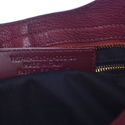 Balenciaga Chevre Gold Metallic Edge Hardware City Bordeaux 7 of 9