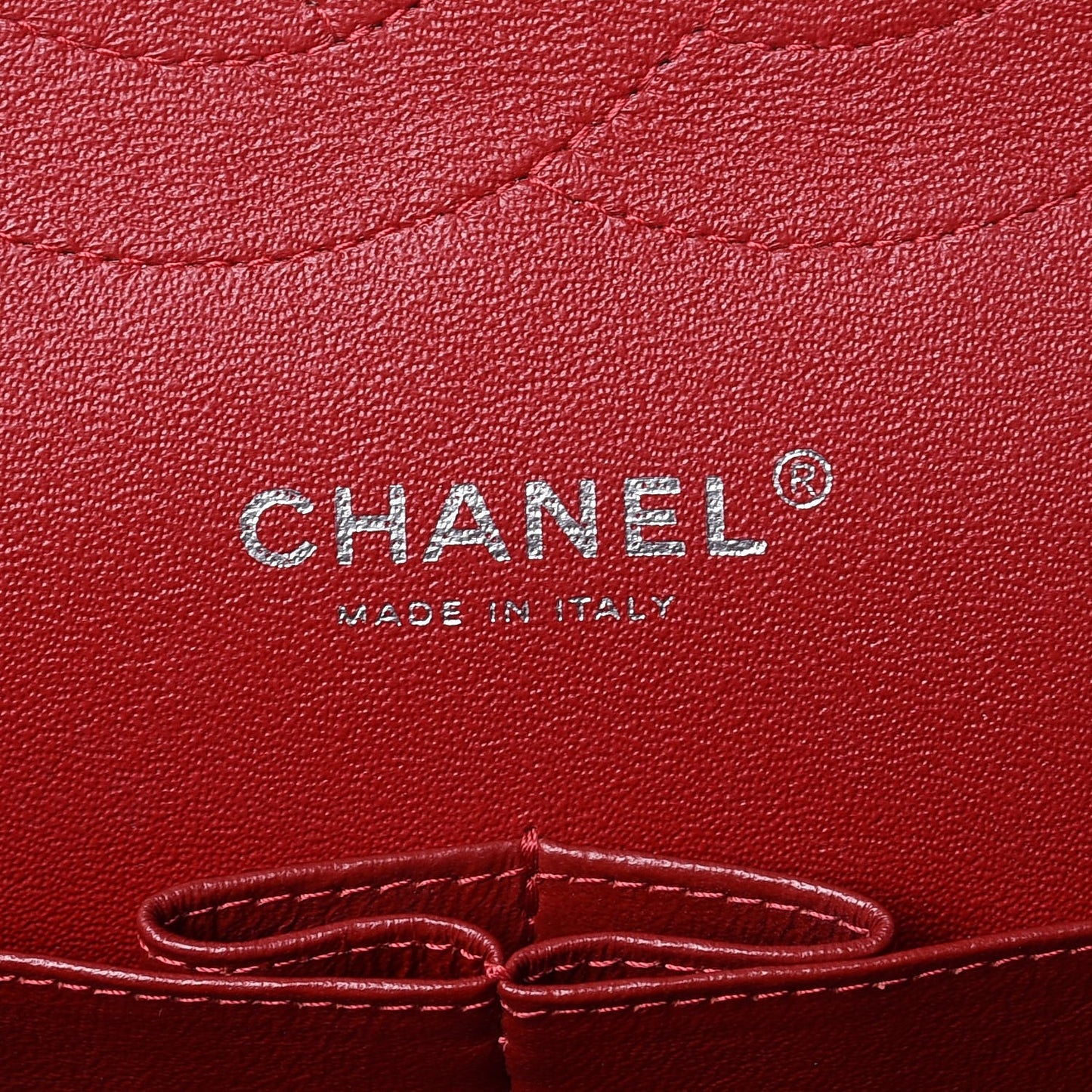Caviar Quilted Jumbo Double Flap Burgundy