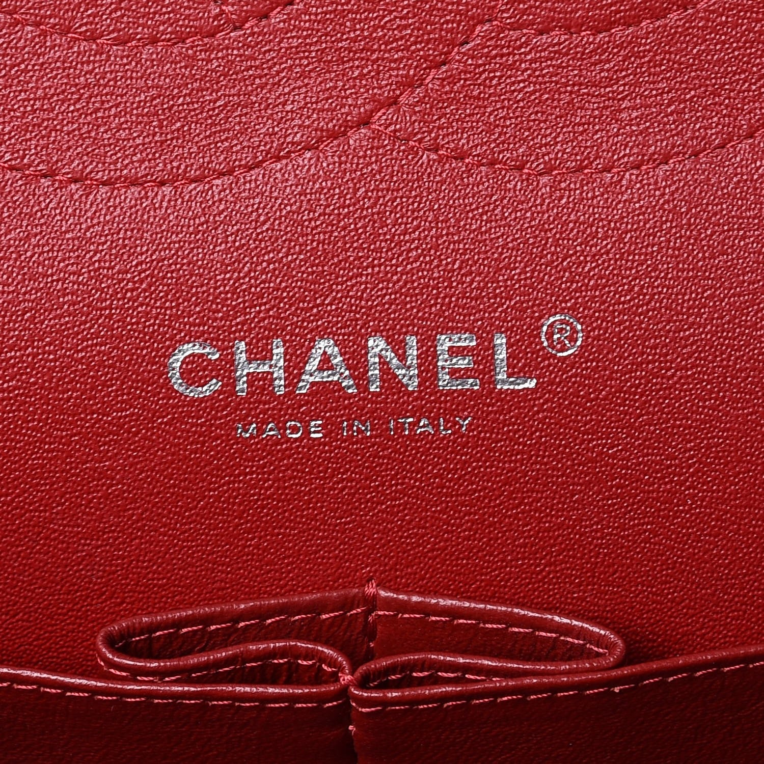 Chanel Caviar Quilted Jumbo Double Flap Burgundy 7 of 9
