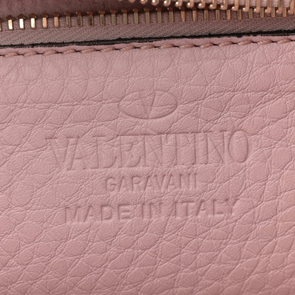 Valentino Garavani Pebbled Calfskin Mini Rockstud Flip-Lock Messenger Bag Water Rose 6 of 10