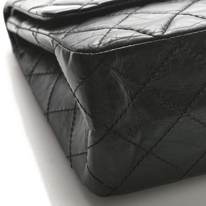 Chanel Aged Calfskin Quilted 2.55 Reissue 227 Flap Navy Blue 8 of 10