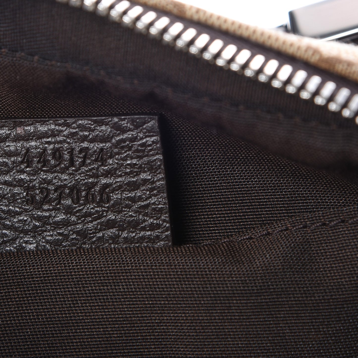 Monogram Belt Bag Dark Brown