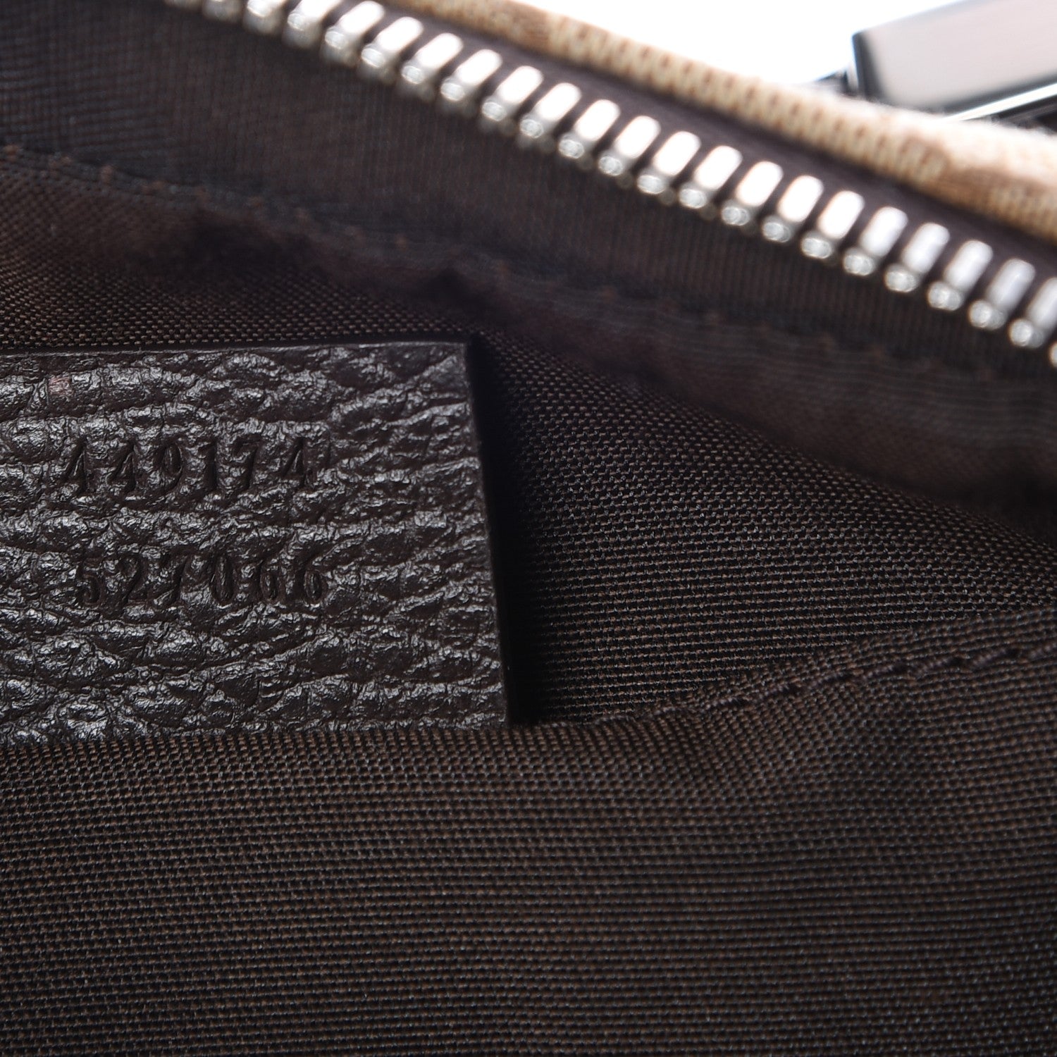 Gucci Monogram Belt Bag Dark Brown 7 of 7